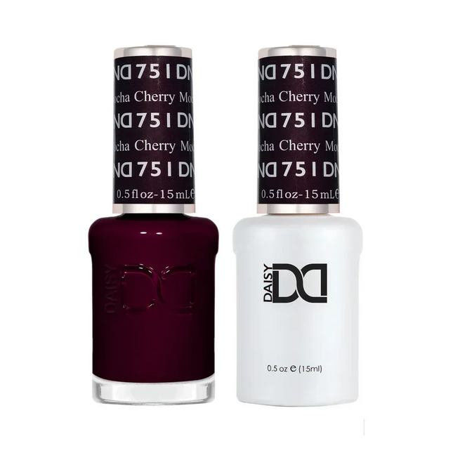DND Duo Matching Color - #751 Cherry Mocha - TTT Nails Supply