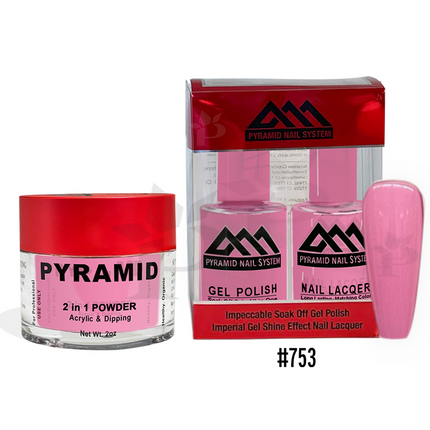 Pyramid - Gel & Lacquer & Dip Trio (#701 - #772) - NEW 2024