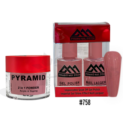 Pyramid - Gel & Lacquer & Dip Trio (#701 - #772) - NEW 2024