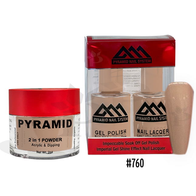 Pyramid - Gel & Lacquer & Dip Trio (#701 - #772) - NEW 2024