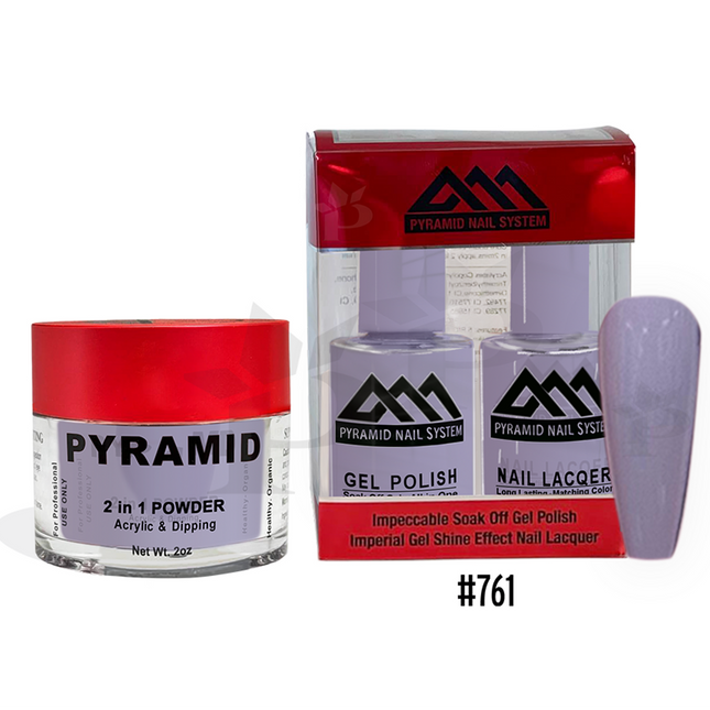 Pyramid - Gel & Lacquer & Dip Trio (#701 - #772) - NEW 2024