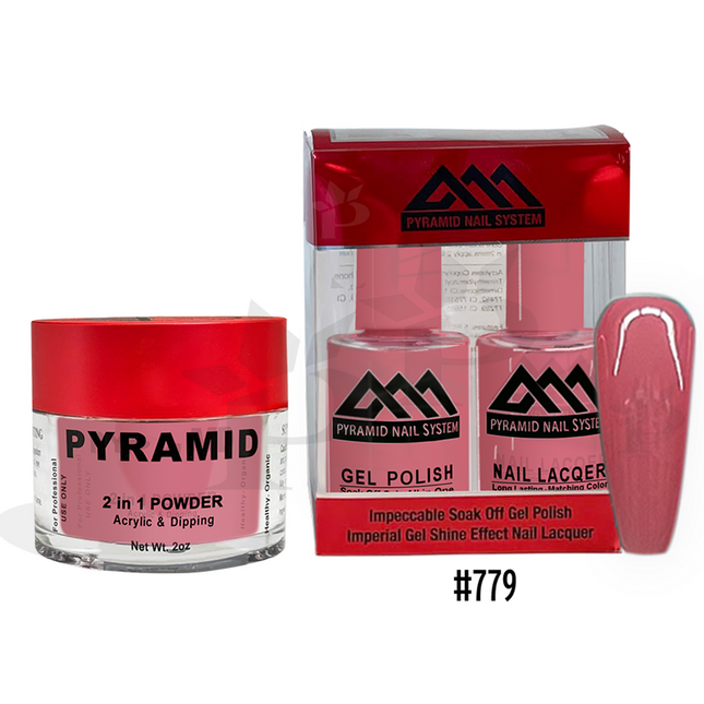 Pyramid - Gel & Lacquer & Dip Trio (#773 - #844) - NEW 2024