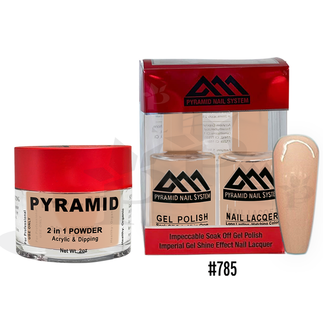 Pyramid - Gel & Lacquer & Dip Trio (#773 - #844) - NEW 2024