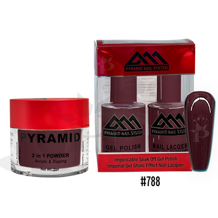 Pyramid - Gel & Lacquer & Dip Trio (#773 - #844) - NEW 2024