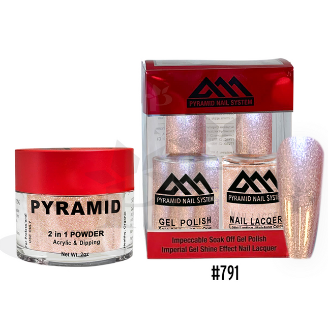 Pyramid - Gel & Lacquer & Dip Trio (#773 - #844) - NEW 2024