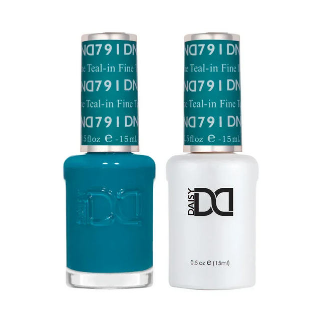 DND Duo Matching Color - #791 Teal-in Fine - TTT Nails Supply