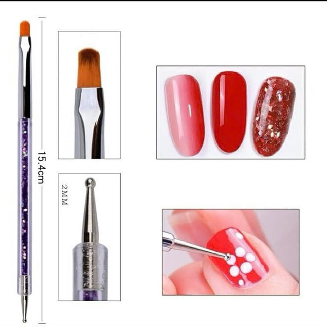 Nail Art Liner Brush Pen Dotting (Set 5pcs)