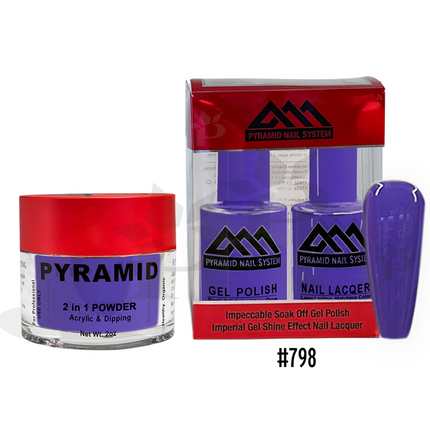 Pyramid - Gel & Lacquer & Dip Trio (#773 - #844) - NEW 2024