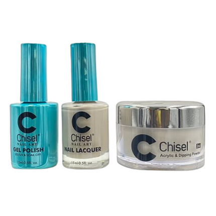 Chisel - Gel & Lacquer & Dip Trio Solid (#01 - #100) - NEW 2024