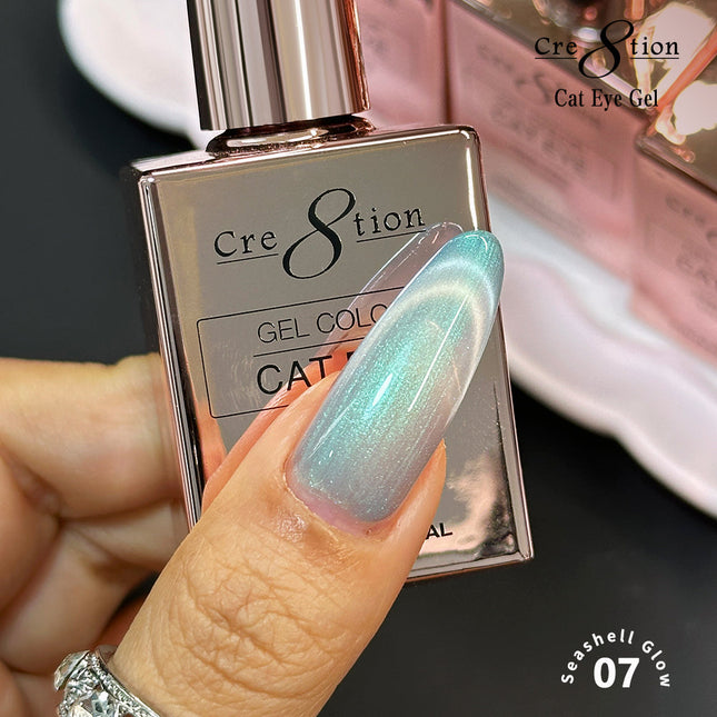 Cre8tion Cat Eye Seashell Glow Kit - 12 Colors Set