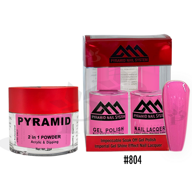 Pyramid - Gel & Lacquer & Dip Trio (#773 - #844) - NEW 2024