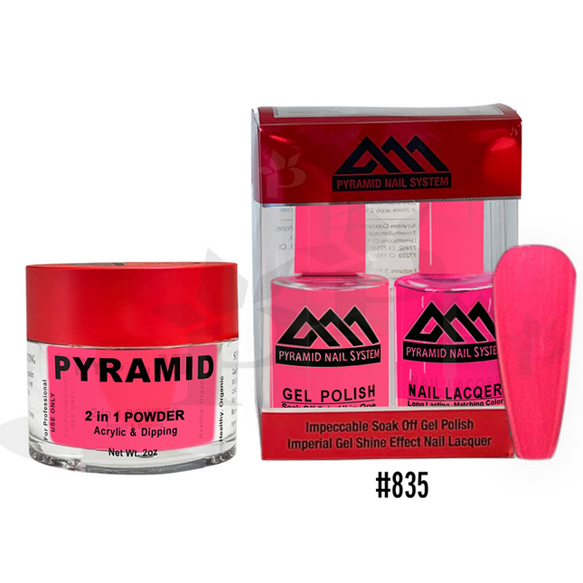 Pyramid - Gel & Lacquer & Dip Trio (#773 - #844) - NEW 2024