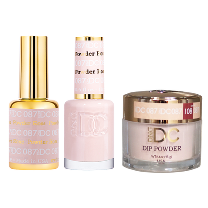 DND - DC Gel & Lacquer & Dip Trio (#71 - #144)