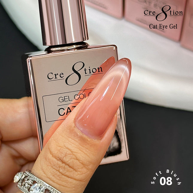 Cre8tion Cat Eye Soft Blush Kit - 12 Colors Set