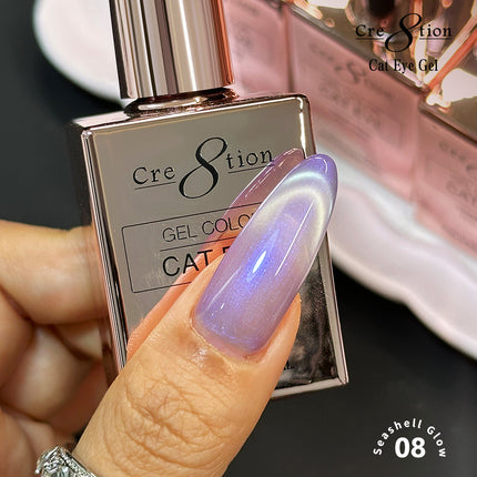 Cre8tion Cat Eye Seashell Glow Kit - 12 Colors Set