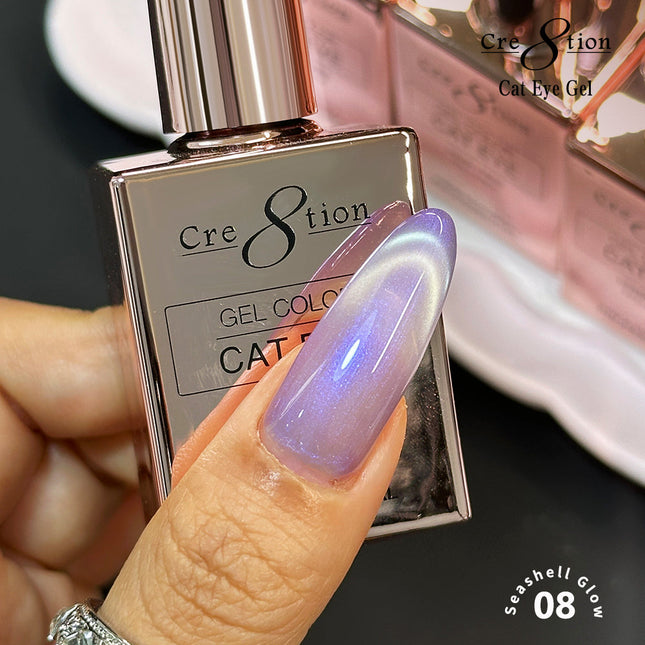 Cre8tion Cat Eye Seashell Glow Kit - 12 Colors Set
