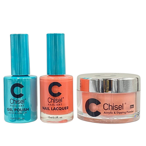 Chisel - Gel & Lacquer & Dip Trio Solid (#01 - #100) - NEW 2024