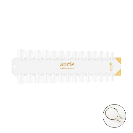 Apres - Gel-X Nail Tip Swatch: Natural/Sculpted Coffin Short