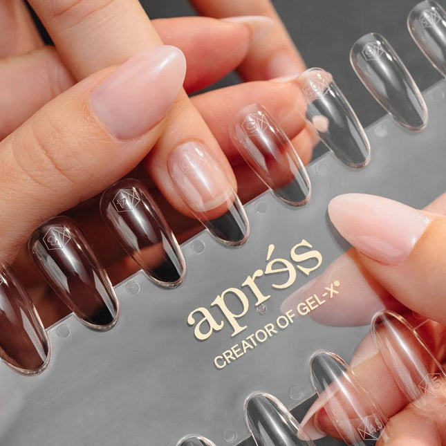 Apres - Gel-X Tip Swatch: Natural/Sculpted Stiletto Medium