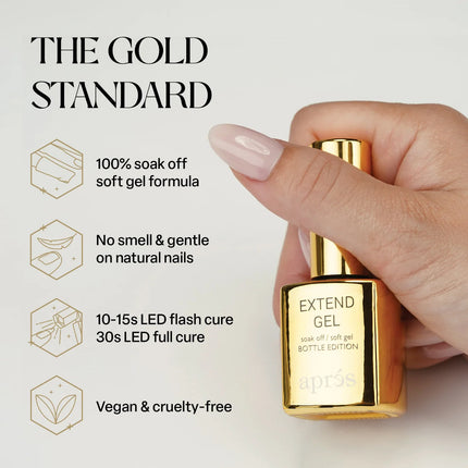 Apres Extend Gel Gold Bottle Edition 15ml/30ml