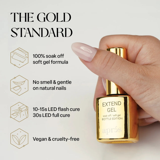 Apres Extend Gel Gold Bottle Edition 15ml/30ml