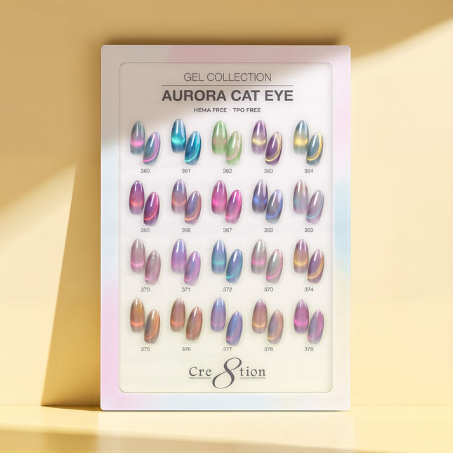 Cre8tion Cat Eye Aurora Kit - 20 Colors Set (#360 - #379)
