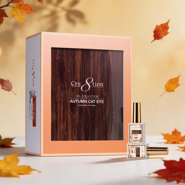 Cre8tion Cat Eye Gel Autumn Collection Kit - 24 Colors Set