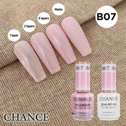 Cre8tion CHANCE Matching Duo Gel Polish 0.5oz - Bare Collection - B06 - TTT Nails Supply