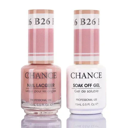 Cre8tion CHANCE Matching Duo Gel Polish 0.5oz - Bare Collection - B26 - TTT Nails Supply