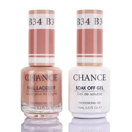 Cre8tion CHANCE Matching Duo Gel Polish 0.5oz - Bare Collection - B34 - TTT Nails Supply