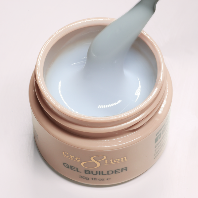 Cre8tion Overlay Builder Gel, Hema Free, Low Heat  1oz  #01 White