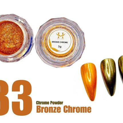 HANG Chrome Powder - #33 Bronze 3g - TTT Nails Supply