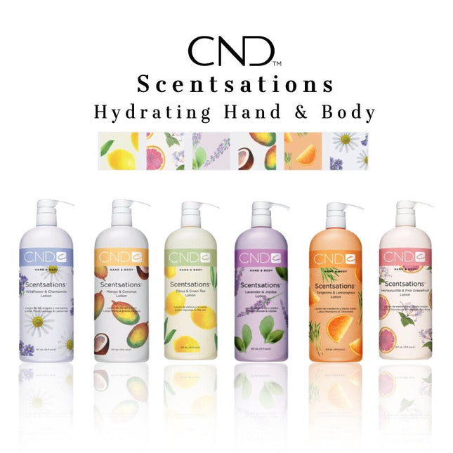 CND - Hand & Body Lotion 917ml (Many Scents)