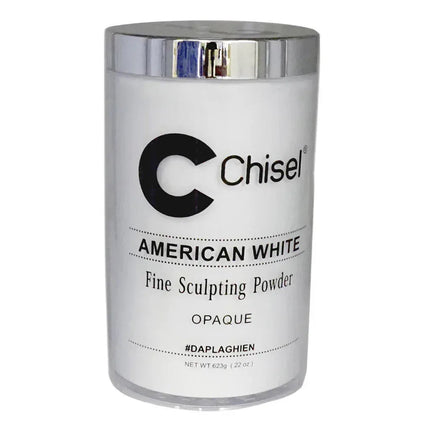 Chisel Acrylic Powder 22oz - American White - TTT Nails Supply