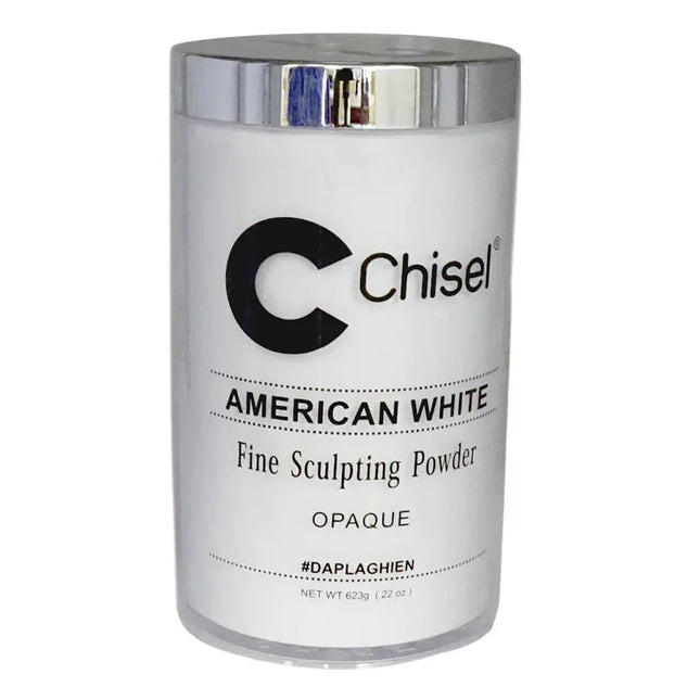 Chisel Acrylic Powder 22oz - American White - TTT Nails Supply