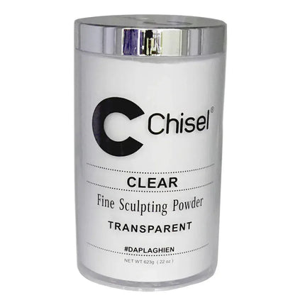 Chisel Acrylic Powder 22oz - Clear - TTT Nails Supply