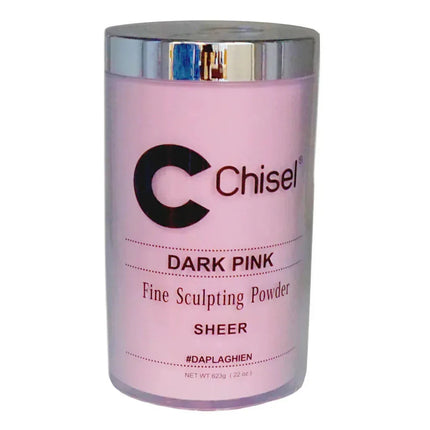 Chisel Acrylic Powder 22oz - Dark Pink - TTT Nails Supply