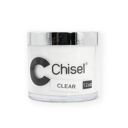 Chisel 2 in 1 Acrylic & Dipping Powder Refill 12oz - Clear - TTT Nails Supply