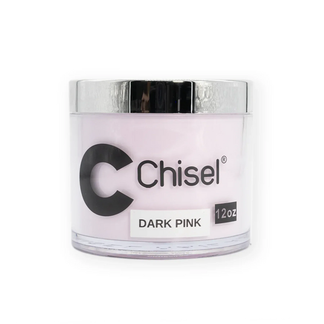 Chisel 2 in 1 Acrylic & Dipping Powder Refill 12oz - Dark Pink - TTT Nails Supply