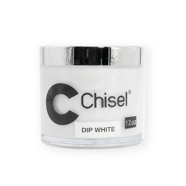 Chisel 2 in 1 Acrylic & Dipping Powder Refill 12oz - Dip White - TTT Nails Supply