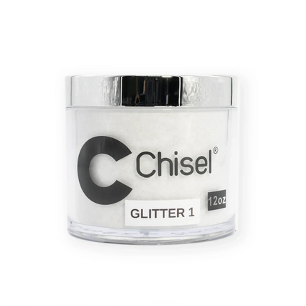 Chisel 2 in 1 Acrylic & Dipping Powder Refill 12oz - Glitter - TTT Nails Supply