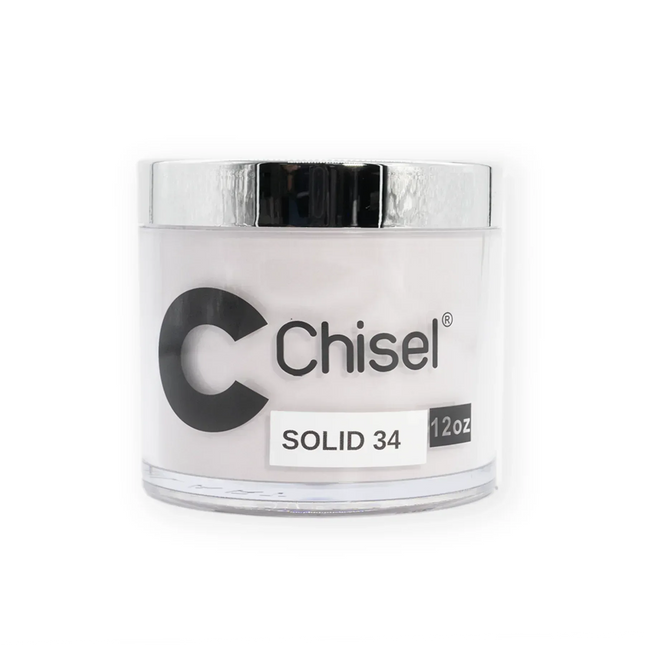 Chisel 2 in 1 Acrylic & Dipping Powder Refill 12oz - SOLID 34 - TTT Nails Supply