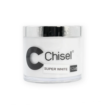 Chisel 2 in 1 Acrylic & Dipping Powder Refill 12oz - Super White - TTT Nails Supply