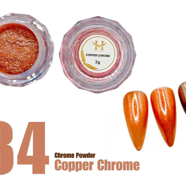 HANG Chrome Powder - #34 Copper 3g - TTT Nails Supply