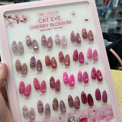 Cre8tion Cat Eye Cherry Blossom Collection - 24 Colors