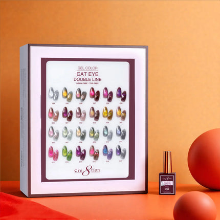 Cre8tion Cat Eye Double Line Collection - 24 Colors