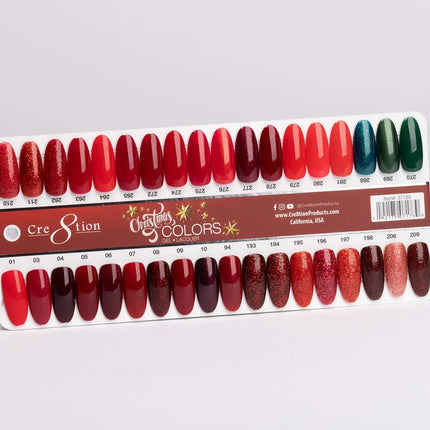 Cre8tion CHANCE Matching Duo Gel Polish 0.5oz - Christmas Collection 36 colors + sample - TTT Nails Supply