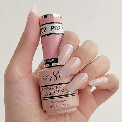 Cre8tion Gel 0.5oz - French Collection - P02 Sweet Pink