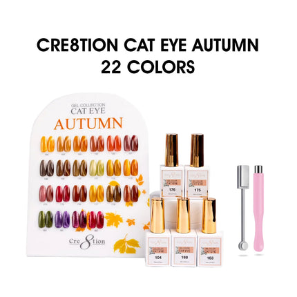 Cre8tion Cat Eye Autumn Collection - Set 24 colors