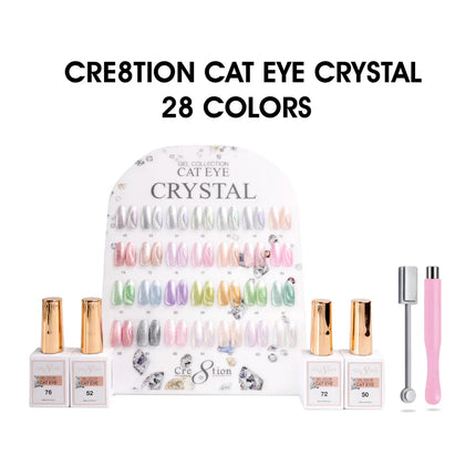 Cre8tion Cat Eye Crystal Collection - 28 colors